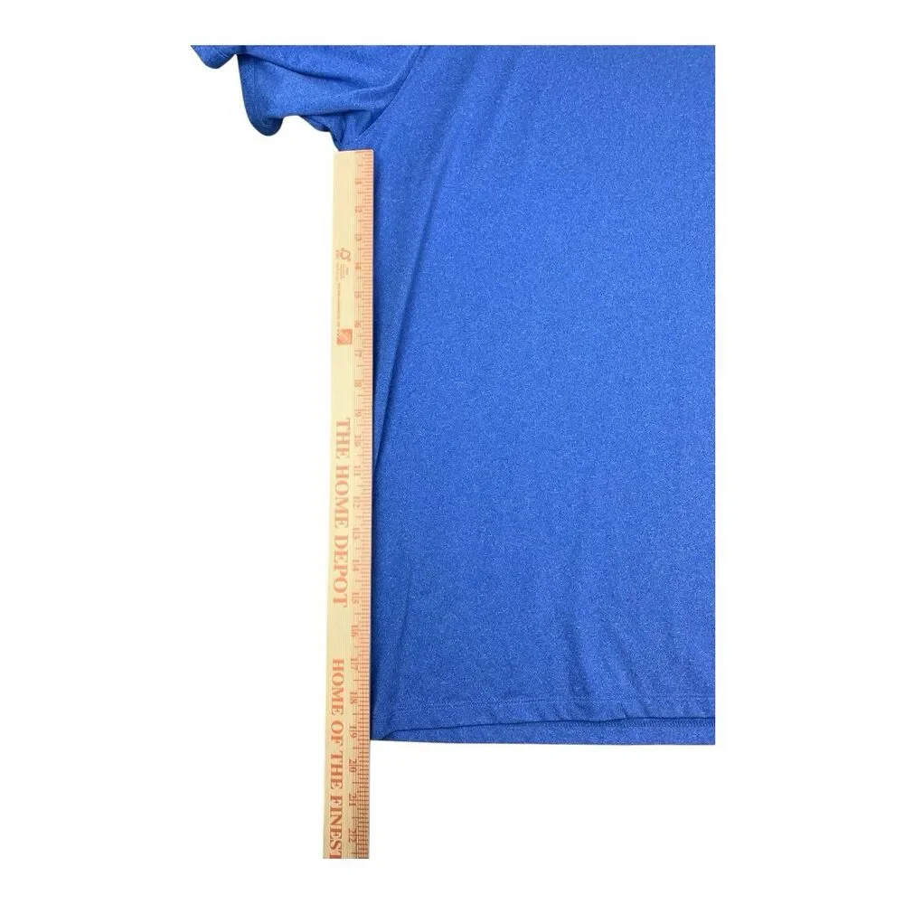 Nike Dri Fit Golf Polo Shirt, Moisture Wicking, Blue, Men's Size 2XL